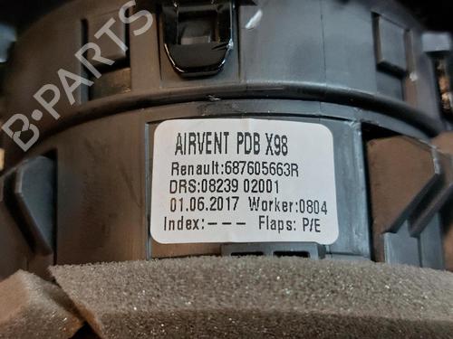 Luftventil RENAULT CLIO IV Grandtour (KH_) 1.5 dCi 90 (KHN3, KHN4) | BP13487323I21 
