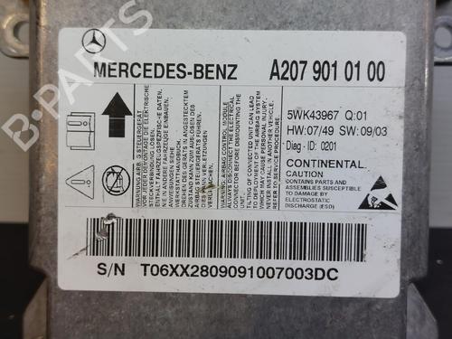 ECU airbags MERCEDES-BENZ E-CLASS Coupe (C207) E 350 CDI (207.322) | BP13709097M53 