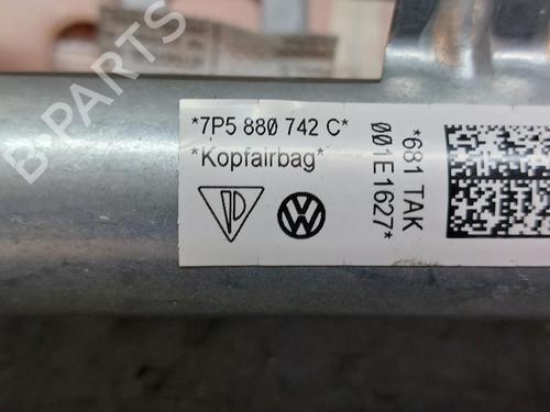 Right curtain airbag PORSCHE CAYENNE (92A) 4.8 GTS | BP15281362C12 