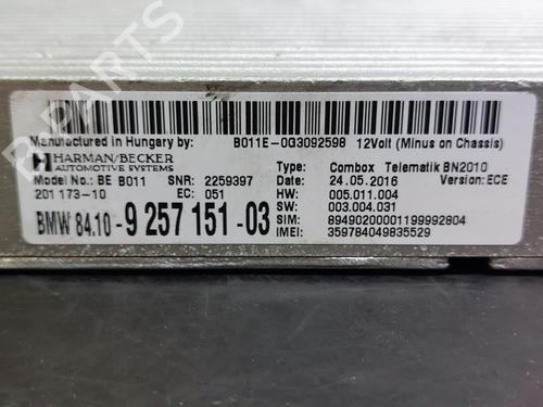 Electronic module BMW 6 Convertible (F12) 640 i | BP16039503M83 