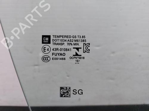Front right door window OPEL ASTRA K (B16) 1.5 CRDI (68) | BP16139797C19 