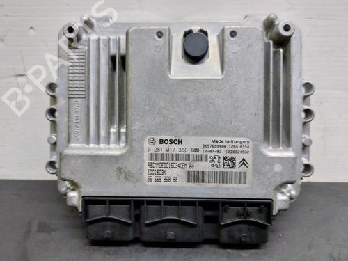 Engine control unit (ECU) CITROËN C3 II (SC_) 1.4 HDi 70 (SC8HZC, SC8HR0, SC8HP4) | BP16197614M57 