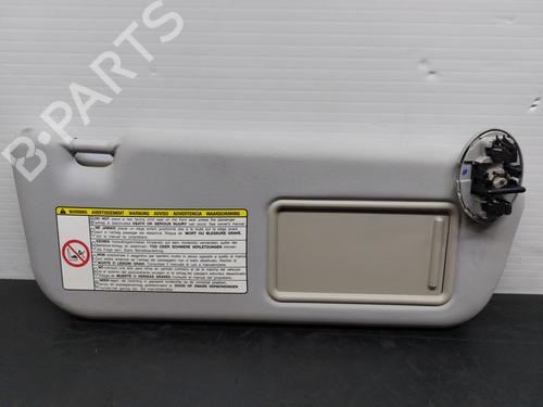 Right sun visor TOYOTA AVENSIS Saloon (_T27_) 2.0 D-4D (ADT270_, ADT270R) 74310-05280-B0