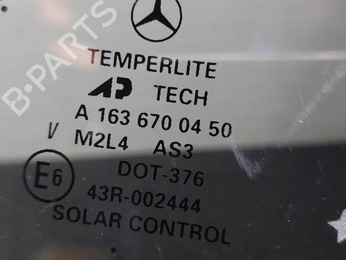 Luna custodia trasera derecha MERCEDES-BENZ M-CLASS (W163) ML 270 CDI (163.113) | BP17147144C92 