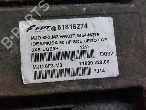 Engine control unit (ECU) LANCIA MUSA (350_) 1.3 D Multijet (350.AXG11, 350.AXG1A) | BP20104088M57 