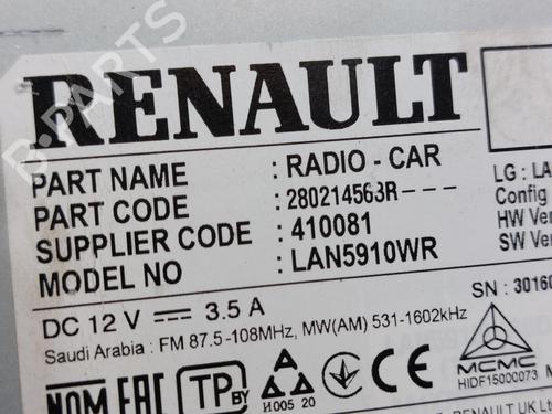 Bilradio DACIA JOGGER (RK_) 1.0 TCe 110 (RKMD) | BP22529238E6 