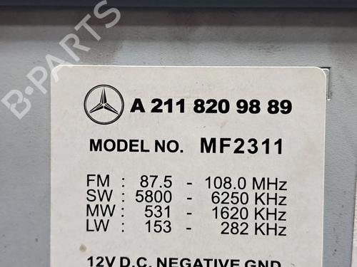Radio MERCEDES-BENZ E-CLASS (W211) E 270 CDI (211.016) | BP12152204E6 