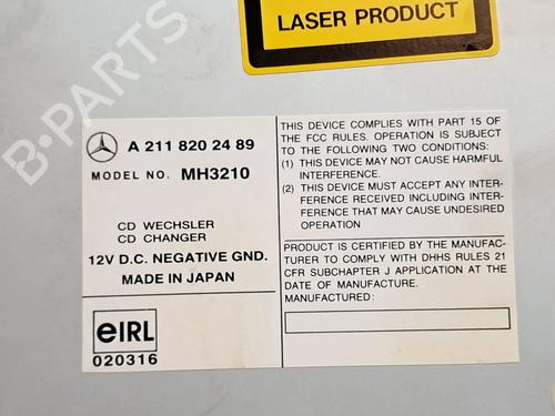 Vacuum pump MERCEDES-BENZ E-CLASS (W211) E 270 CDI (211.016) | BP26540182M80 