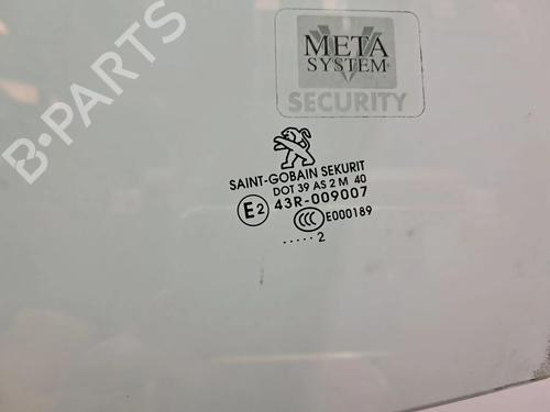 Front left door window PEUGEOT 208 I (CA_, CC_) 1.6 HDi | BP29520696C18 