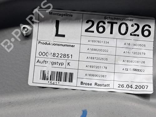 Front left window mechanism MERCEDES-BENZ A-CLASS (W169) A 150 (169.031, 169.331) | BP30183314C22