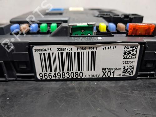 Fuse box PEUGEOT 207 CC (WD_) 1.6 HDi | BP30194198E1 