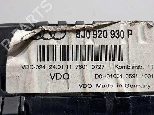 Instrument cluster AUDI TT (8J3) 1.8 TFSI | BP30658829C47
