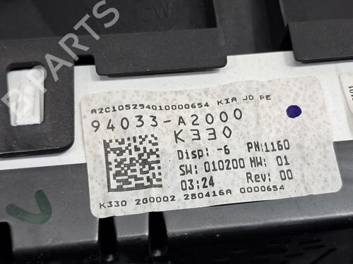 Instrument cluster KIA CEE'D (JD) 1.4 MPI | BP30792595C47