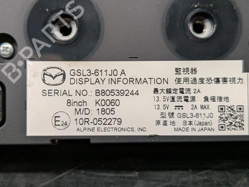 Display monitor MAZDA 6 Saloon (GJ, GL) 2.2 D | BP31084718C48 