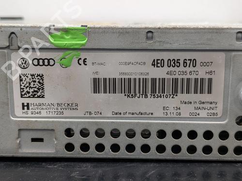 Electronic module AUDI A8 D3 (4E2, 4E8) 3.0 TDI quattro | BP12271727M83 