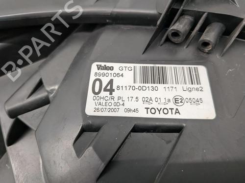 Left headlight TOYOTA YARIS (_P9_) 1.0 VVT-i (KSP90_, KSP90R) | BP31959619C28 