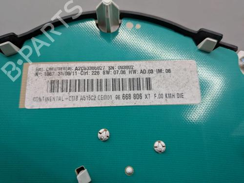 Instrument cluster CITROËN C3 II (SC_) 1.6 HDi | BP34344934C47  - Image 7