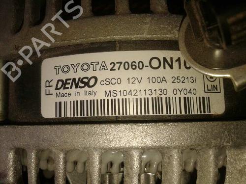 Alternator TOYOTA YARIS (_P13_) 1.4 D (NLP130_, NLP130) | BP29410487M7 