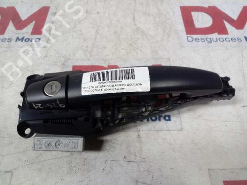 Used Front left exterior door handle OPEL CORSA E (X15) [2014-2025]  12841495