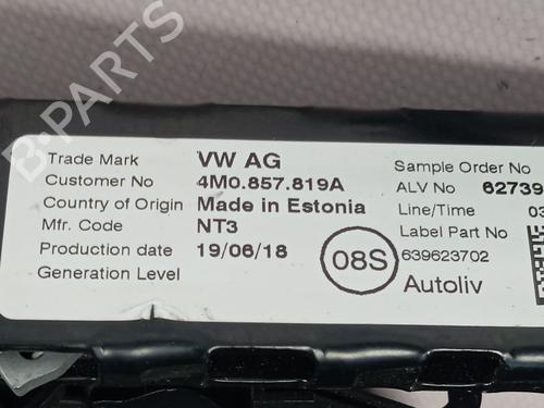 Front right seatbelt MAN TGE Platform/Chassis (UZ_) | BP37239124I25 - Image 2