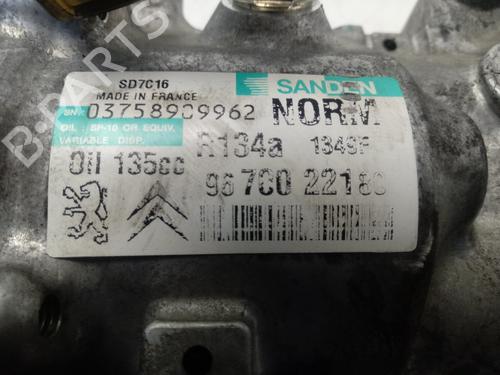 AC compressor PEUGEOT 407 (6D_)  | BP16273150M34 