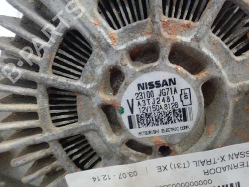 Alternator NISSAN X-TRAIL II (T31) 2.0 dCi 4x4 | BP12656365M7 