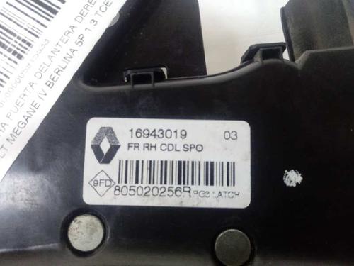 Front right lock RENAULT MEGANE IV Hatchback (B9A/M/N_) 1.3 TCe 115 (B9N9) | BP12839920C97 
