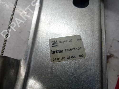 Rear right window mechanism OPEL ASTRA K (B16) 1.0 Turbo (68) | BP12651616C25 
