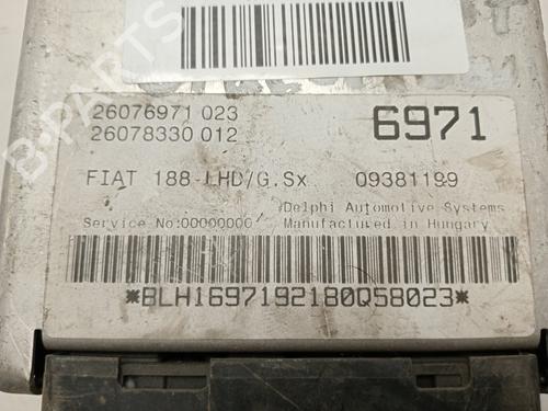 Control unit FIAT PUNTO (188_) 1.2 16V 80 (188.233, .235, .253, .255, .333, .353, .639,... | BP16982326M11 