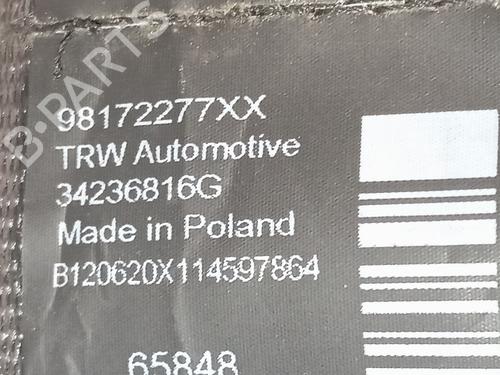 Front right seatbelt PEUGEOT RIFTER 1.5 BlueHDi 100 | BP37196907I25 - Image 3