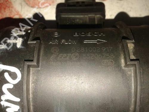 Mass air flow sensor FIAT BRAVO II (198_) 1.6 D Multijet (198AXH1B) | BP16829000M95 