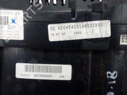 Instrument cluster MERCEDES-BENZ C-CLASS (W204) C 200 CDI (204.007, 204.006) | BP12651811C47 