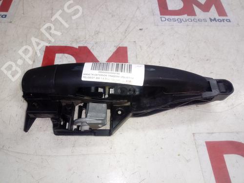 Used Rear left exterior door handle PEUGEOT 208 I (CA_, CC_) [2012-2021]  12839155