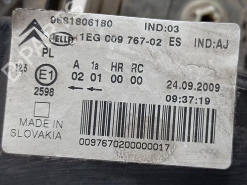 Right headlight CITROËN C3 Picasso (SH_)  | BP29447392C29 