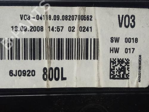 Instrument cluster SEAT IBIZA IV (6J5, 6P1)  | BP19063151C47 