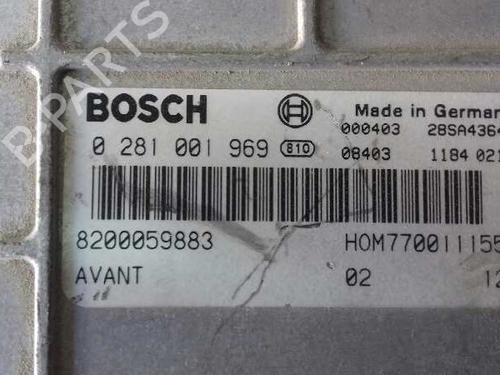 Engine control unit (ECU) RENAULT MEGANE I (BA0/1_) 1.9 dTi (BA08, BA0N) | BP12649672M57 