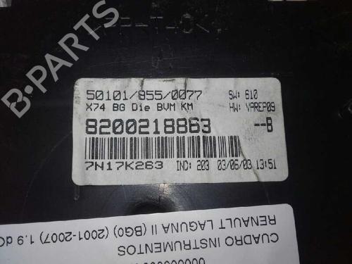 Instrument cluster RENAULT LAGUNA II (BG0/1_) 1.9 dCi (BG08, BG0G) | BP12648141C47 