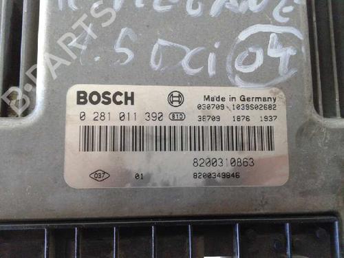Engine control unit (ECU) RENAULT MEGANE II (BM0/1_, CM0/1_) 1.5 dCi (BM1F, CM1F) | BP16761082M57 