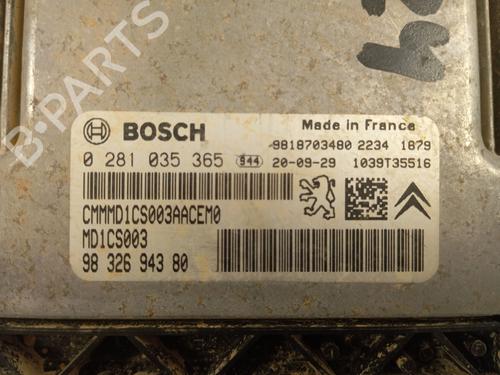 Engine control unit (ECU) PEUGEOT RIFTER  | BP29370978M57 