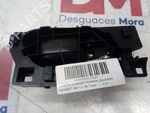 Rear left interior door handle PEUGEOT 308 I (4A_, 4C_) 1.6 16V | BP16891820I15