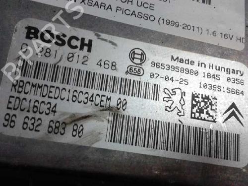 Engine control unit (ECU) CITROËN XSARA PICASSO (N68)  | BP12635250M57 