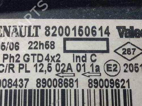 Left headlight RENAULT KANGOO (KC0/1_) 1.5 dCi | BP12654272C28 