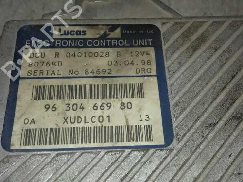Engine control unit (ECU) PEUGEOT 406 (8B) 2.1 TD 12V | BP16868509M57 