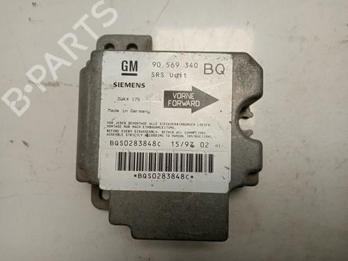 Kollisjonspute styreenhet OPEL VECTRA B (J96) 1.8 i 16V (F19) (115 hp) 16728420