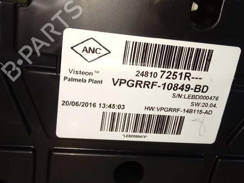 Instrument cluster RENAULT CLIO IV (BH_)  | BP13500943C47