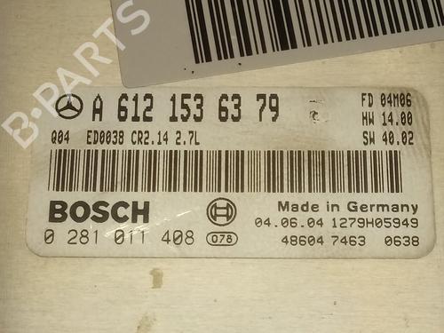 Engine control unit (ECU) MERCEDES-BENZ M-CLASS (W163)  | BP17096560M57 