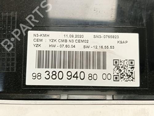 Instrument cluster PEUGEOT RIFTER  | BP17155502C47 