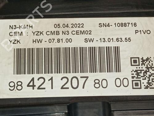 Instrument cluster OPEL COMBO E Tour / Life (K9) 1.5 | BP38969042C47 - Image 4