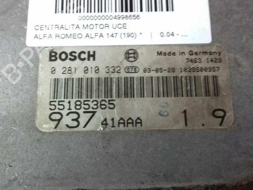 Engine control unit (ECU) ALFA ROMEO 147 (937_)  | BP12651215M57 