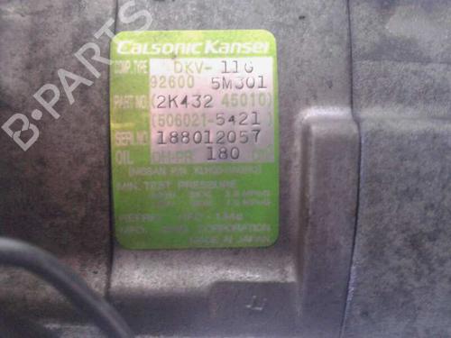 AC compressor NISSAN X-TRAIL I (T30)  | BP12935090M34 